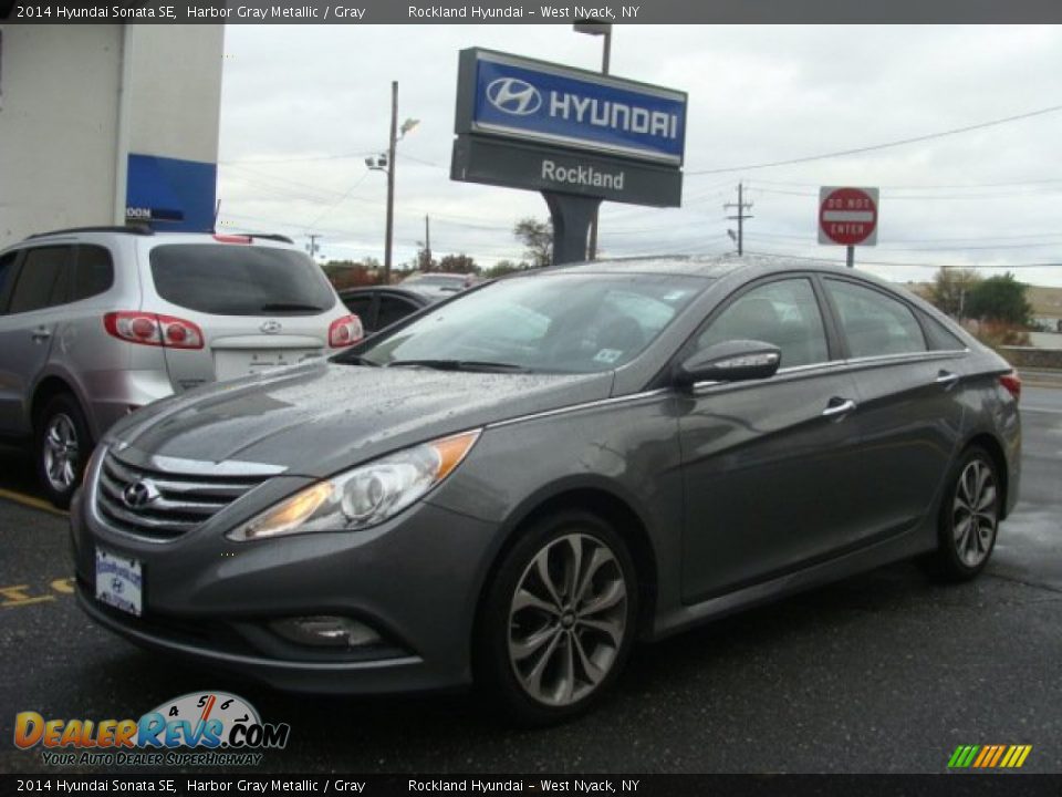 2014 Hyundai Sonata SE Harbor Gray Metallic / Gray Photo #1