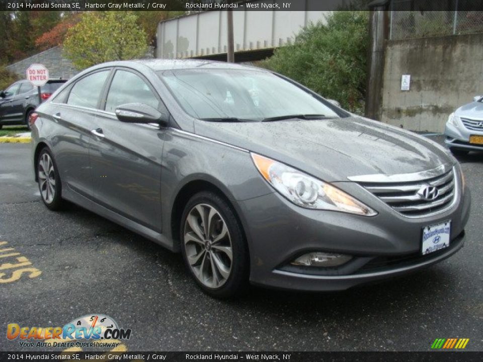 2014 Hyundai Sonata SE Harbor Gray Metallic / Gray Photo #3