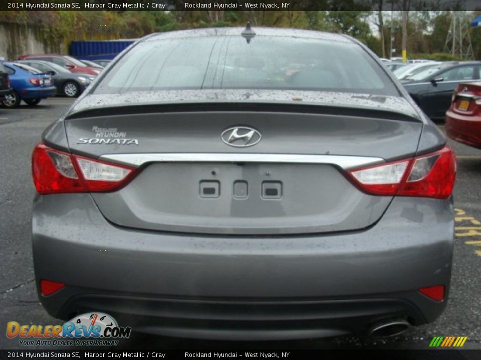 2014 Hyundai Sonata SE Harbor Gray Metallic / Gray Photo #5