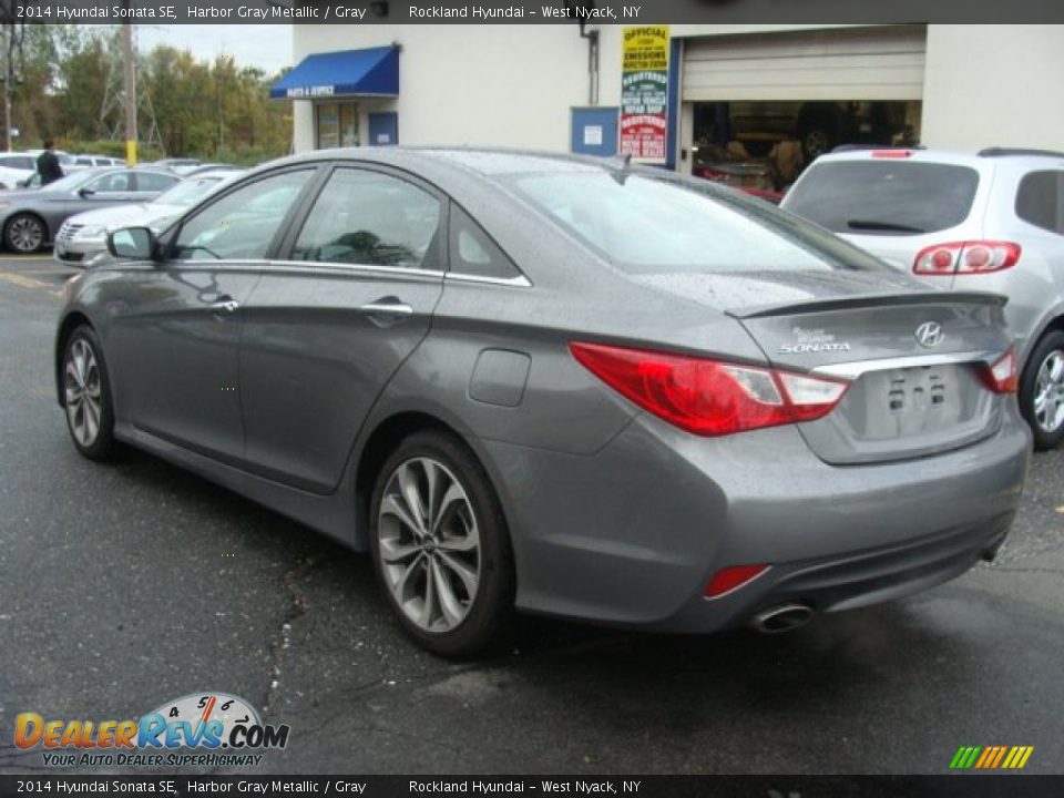 2014 Hyundai Sonata SE Harbor Gray Metallic / Gray Photo #6