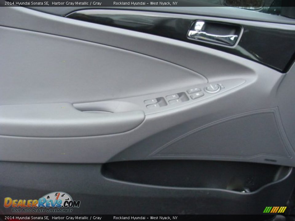 2014 Hyundai Sonata SE Harbor Gray Metallic / Gray Photo #7