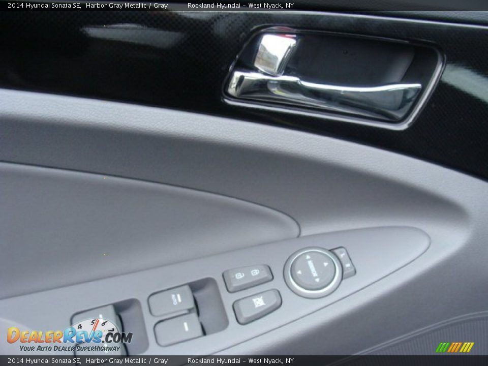 2014 Hyundai Sonata SE Harbor Gray Metallic / Gray Photo #8