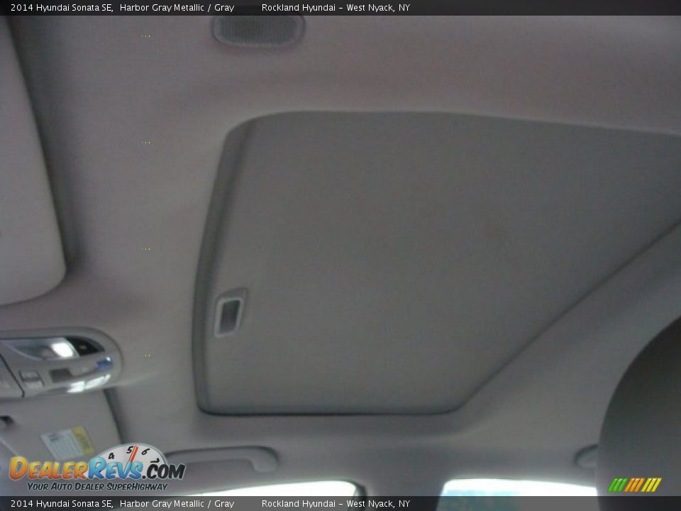 2014 Hyundai Sonata SE Harbor Gray Metallic / Gray Photo #11