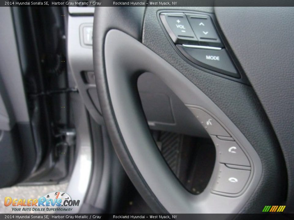 2014 Hyundai Sonata SE Harbor Gray Metallic / Gray Photo #15
