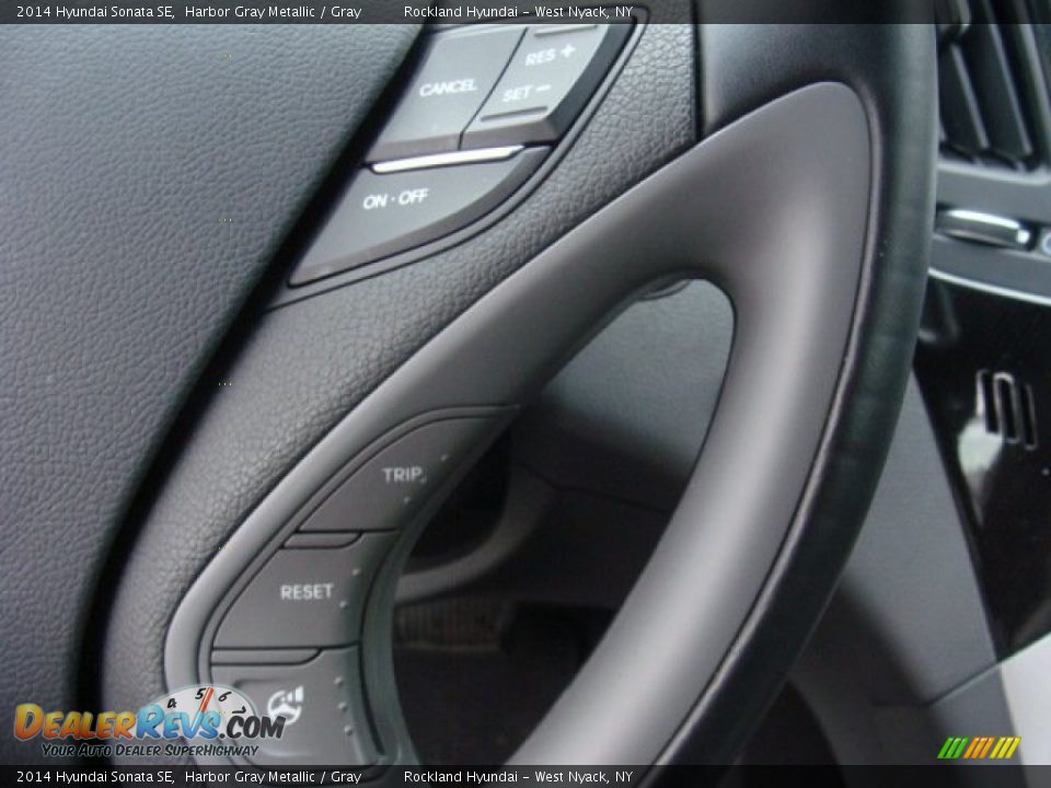 2014 Hyundai Sonata SE Harbor Gray Metallic / Gray Photo #16