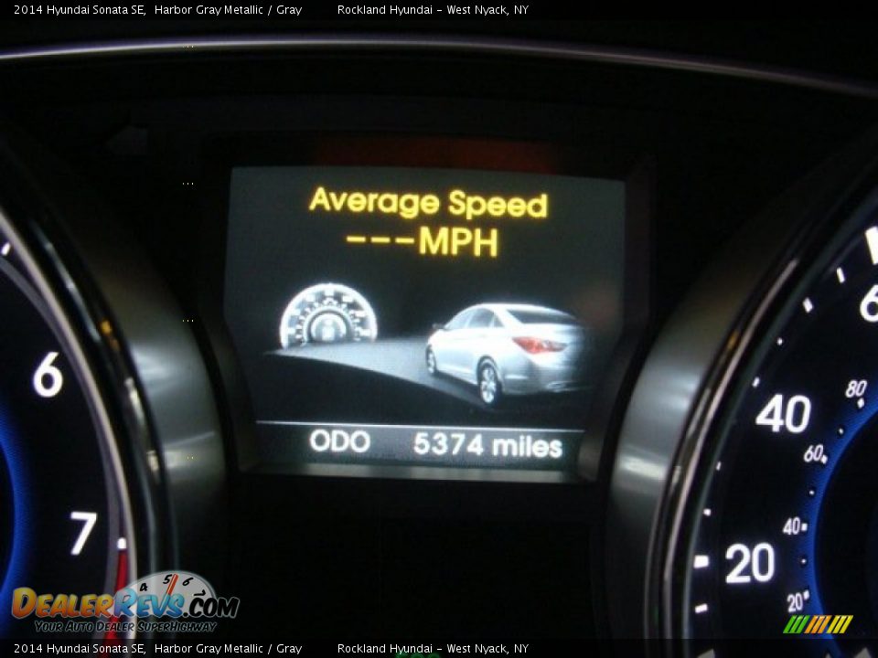2014 Hyundai Sonata SE Harbor Gray Metallic / Gray Photo #17