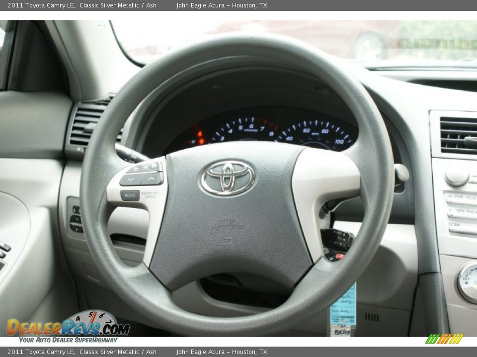 2011 Toyota Camry LE Classic Silver Metallic / Ash Photo #31