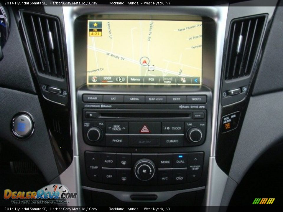 2014 Hyundai Sonata SE Harbor Gray Metallic / Gray Photo #18