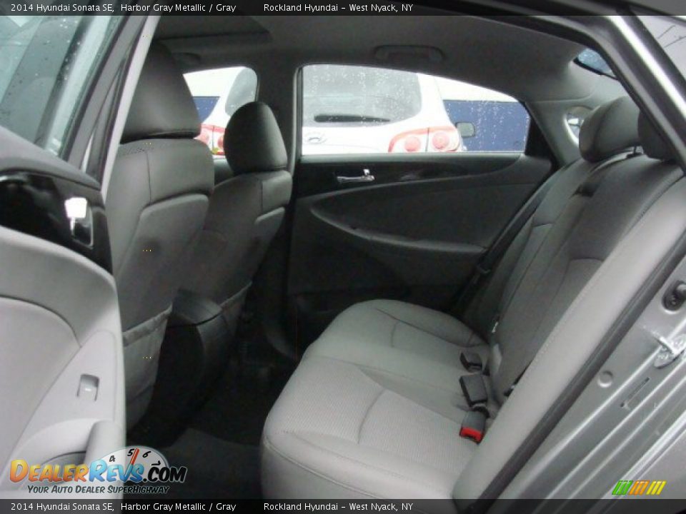2014 Hyundai Sonata SE Harbor Gray Metallic / Gray Photo #22