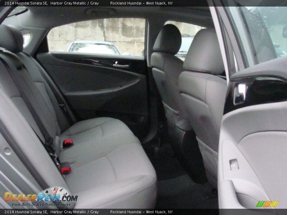 2014 Hyundai Sonata SE Harbor Gray Metallic / Gray Photo #25
