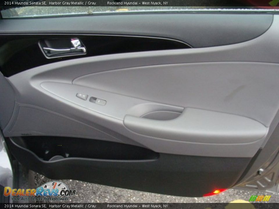 2014 Hyundai Sonata SE Harbor Gray Metallic / Gray Photo #26