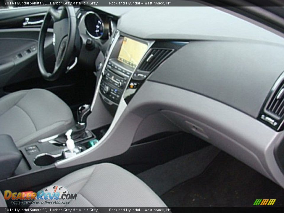 2014 Hyundai Sonata SE Harbor Gray Metallic / Gray Photo #27