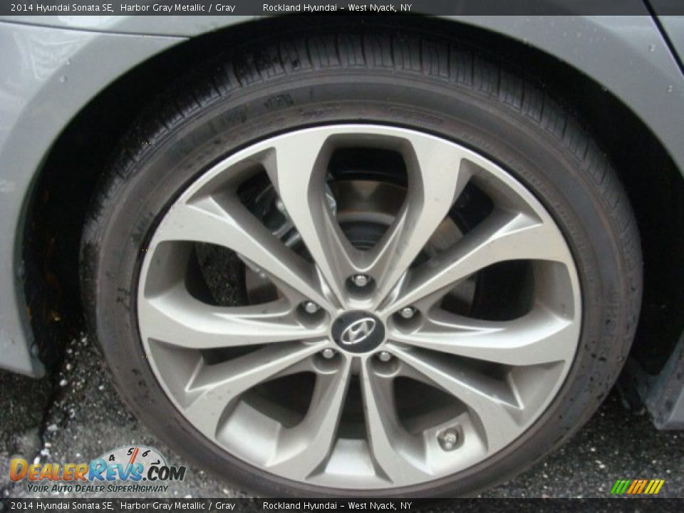 2014 Hyundai Sonata SE Harbor Gray Metallic / Gray Photo #29