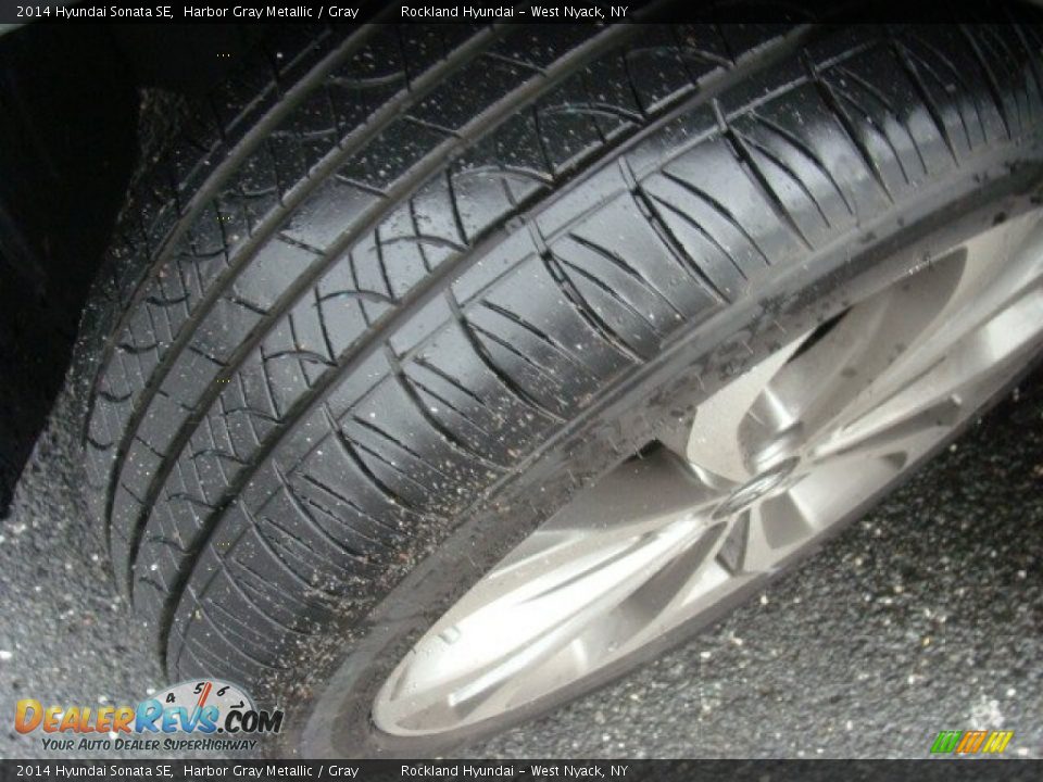 2014 Hyundai Sonata SE Harbor Gray Metallic / Gray Photo #30