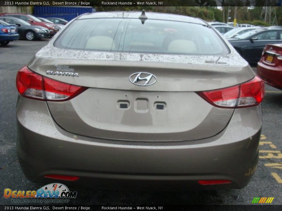 2013 Hyundai Elantra GLS Desert Bronze / Beige Photo #5