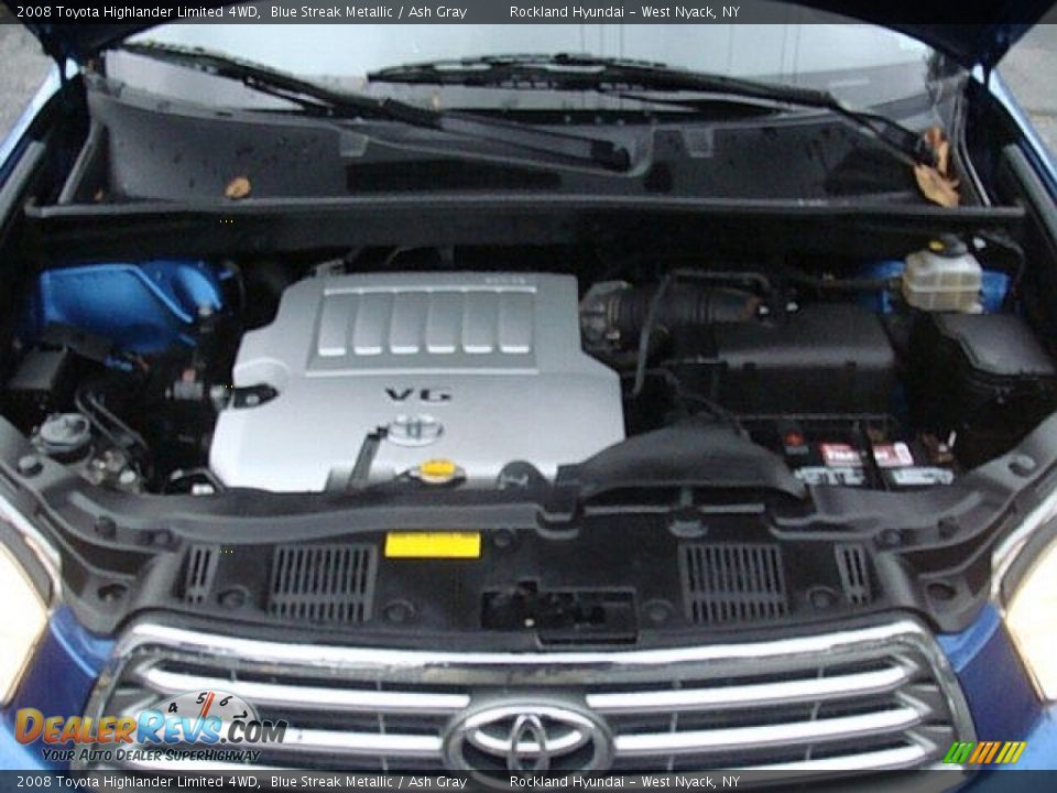 2008 Toyota Highlander Limited 4WD Blue Streak Metallic / Ash Gray Photo #31
