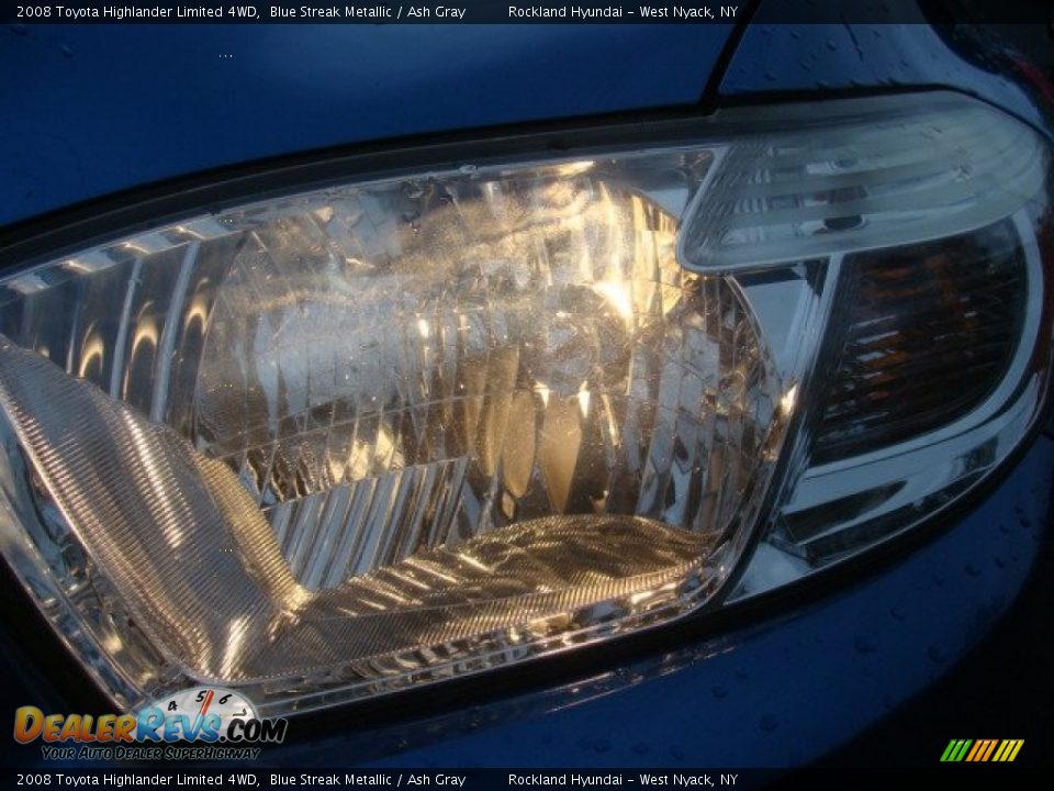 2008 Toyota Highlander Limited 4WD Blue Streak Metallic / Ash Gray Photo #32