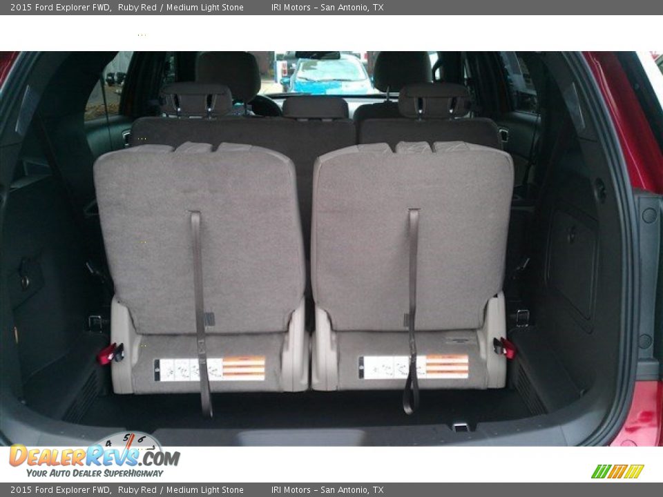 2015 Ford Explorer FWD Ruby Red / Medium Light Stone Photo #10
