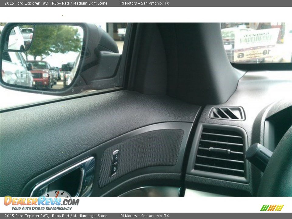 2015 Ford Explorer FWD Ruby Red / Medium Light Stone Photo #19