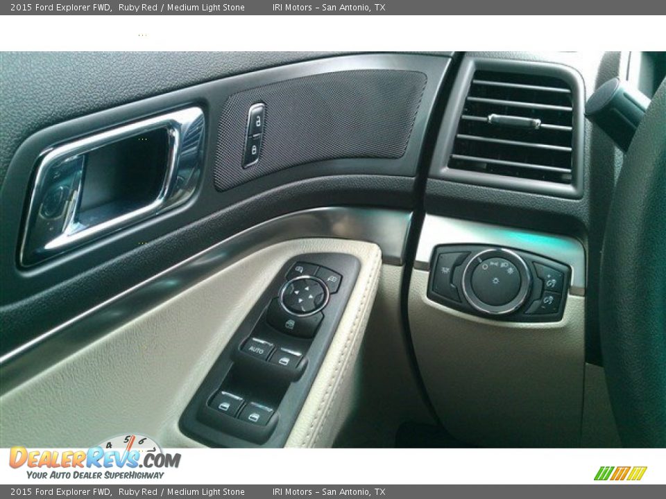 2015 Ford Explorer FWD Ruby Red / Medium Light Stone Photo #20