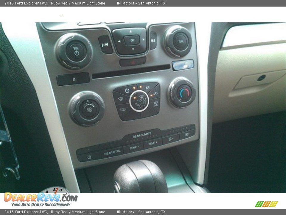 2015 Ford Explorer FWD Ruby Red / Medium Light Stone Photo #26