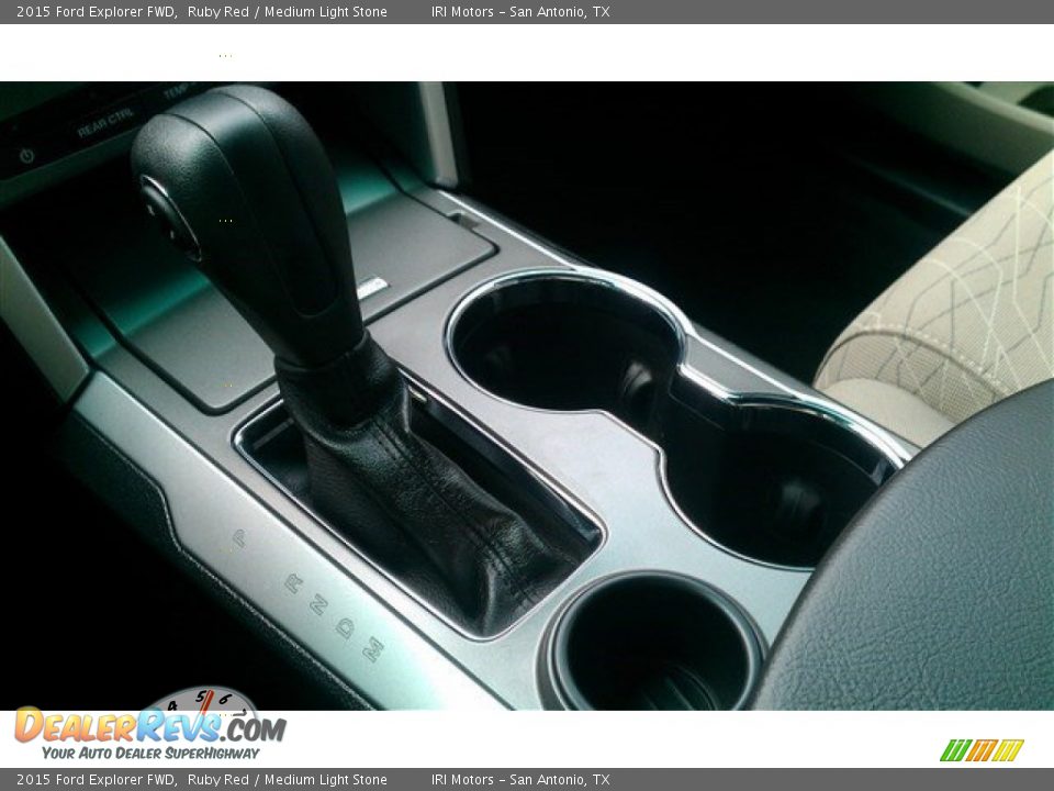2015 Ford Explorer FWD Ruby Red / Medium Light Stone Photo #27