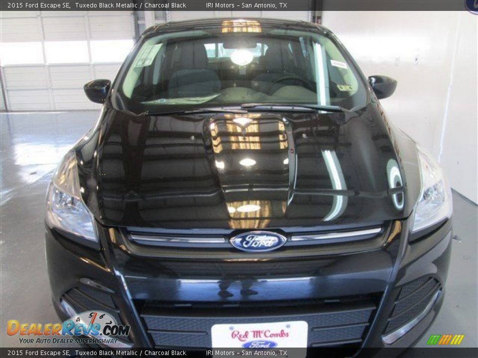 2015 Ford Escape SE Tuxedo Black Metallic / Charcoal Black Photo #2