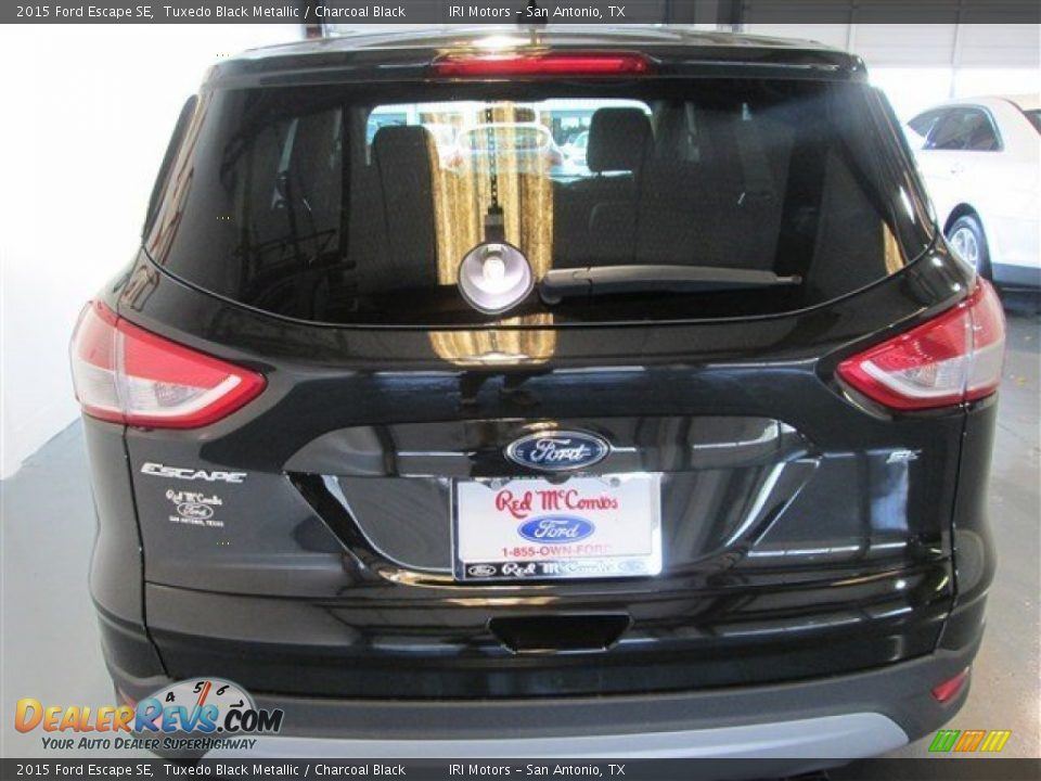 2015 Ford Escape SE Tuxedo Black Metallic / Charcoal Black Photo #5