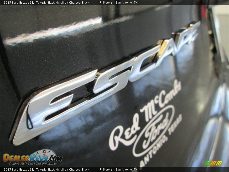 2015 Ford Escape SE Tuxedo Black Metallic / Charcoal Black Photo #6