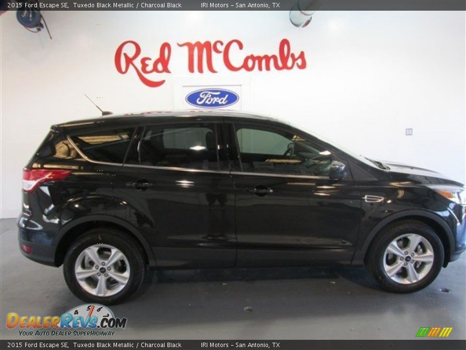 2015 Ford Escape SE Tuxedo Black Metallic / Charcoal Black Photo #8