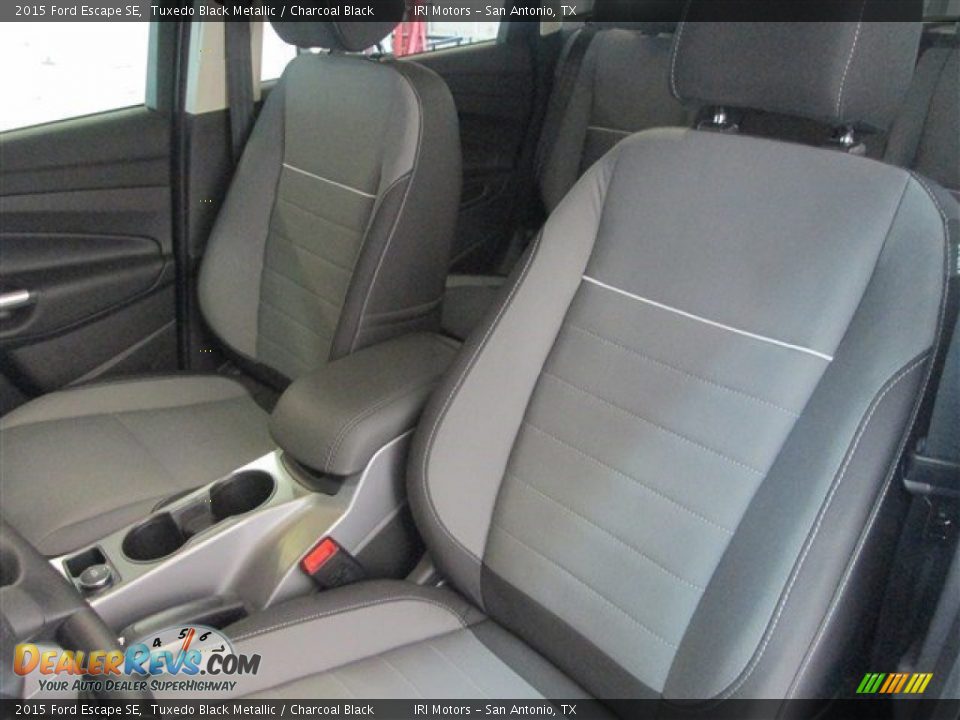 2015 Ford Escape SE Tuxedo Black Metallic / Charcoal Black Photo #9