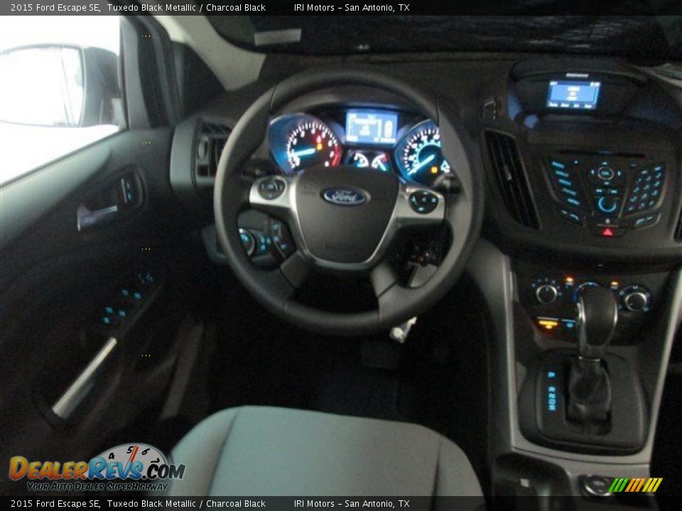 2015 Ford Escape SE Tuxedo Black Metallic / Charcoal Black Photo #11
