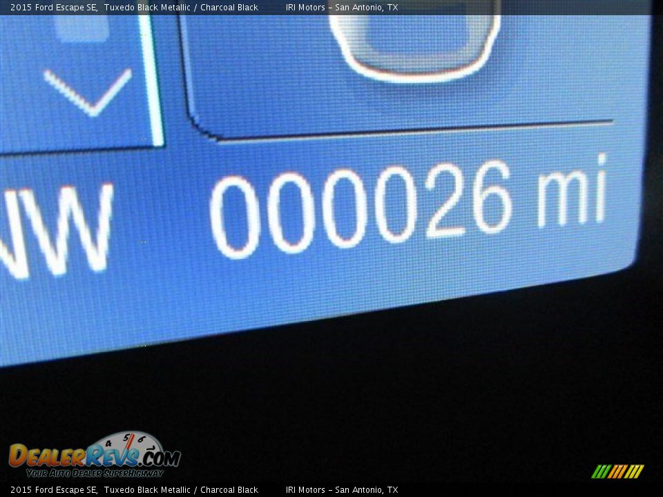 2015 Ford Escape SE Tuxedo Black Metallic / Charcoal Black Photo #19