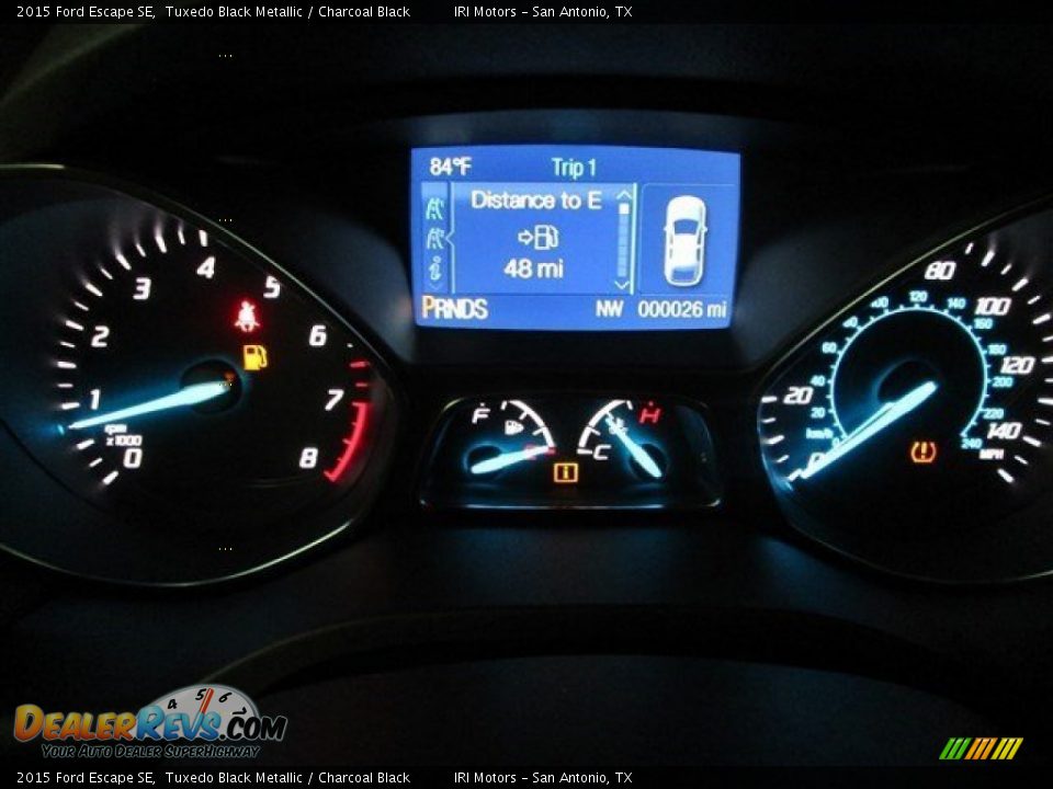 2015 Ford Escape SE Tuxedo Black Metallic / Charcoal Black Photo #20