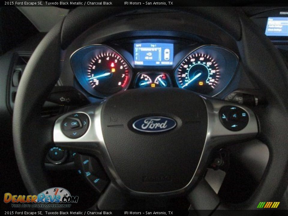 2015 Ford Escape SE Tuxedo Black Metallic / Charcoal Black Photo #21