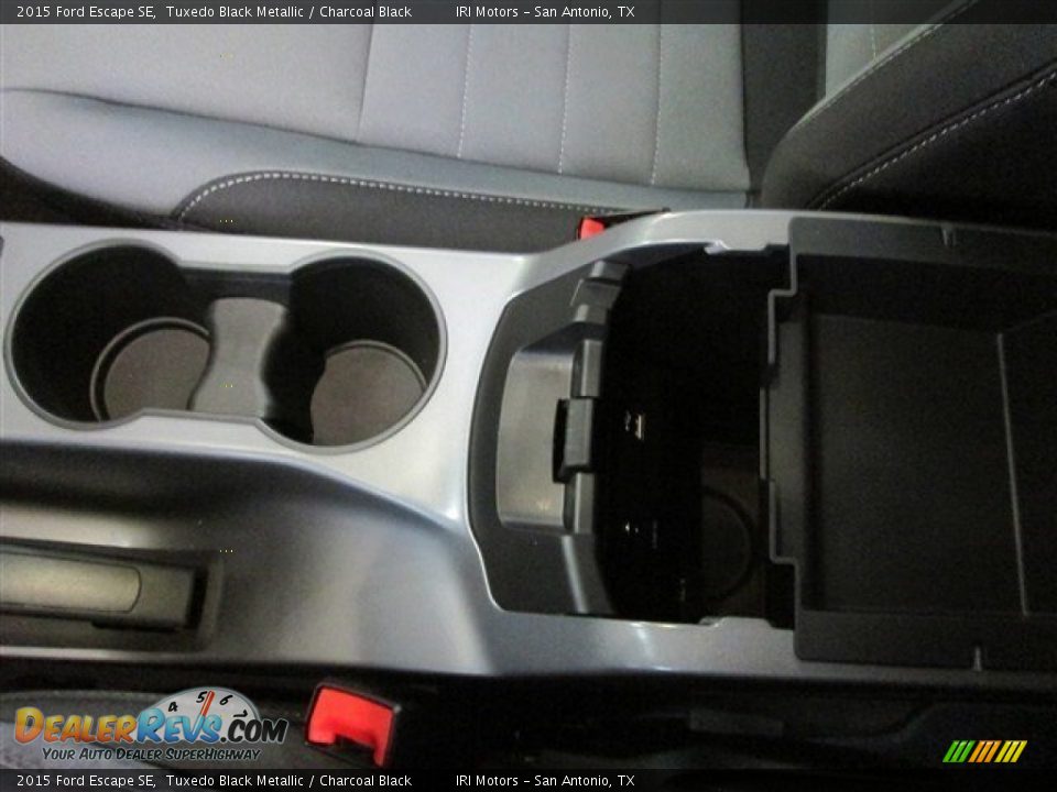 2015 Ford Escape SE Tuxedo Black Metallic / Charcoal Black Photo #23