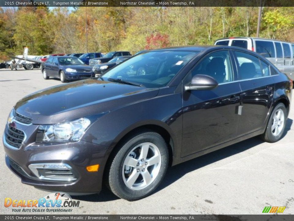 2015 Chevrolet Cruze LT Tungsten Metallic / Brownstone Photo #1