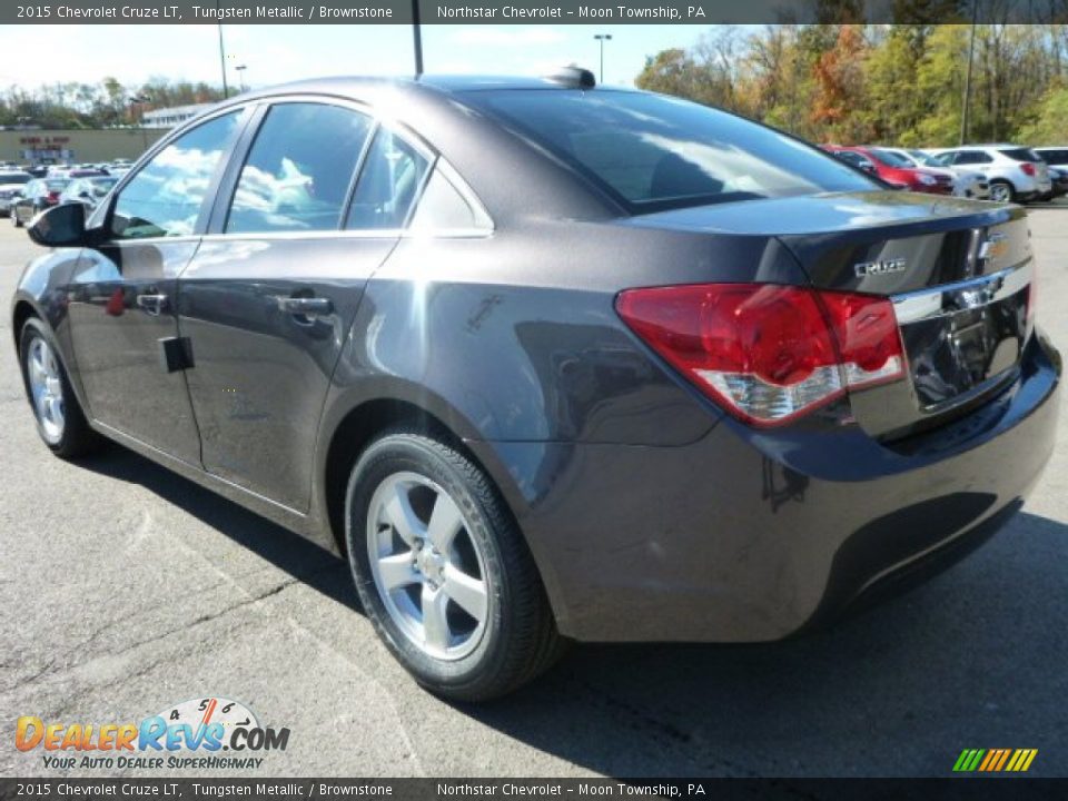2015 Chevrolet Cruze LT Tungsten Metallic / Brownstone Photo #3
