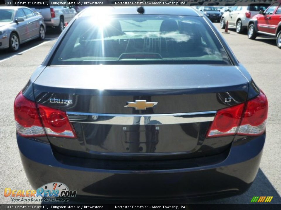 2015 Chevrolet Cruze LT Tungsten Metallic / Brownstone Photo #4