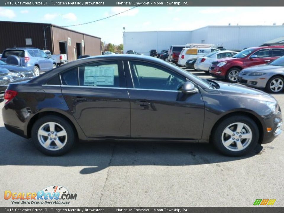 2015 Chevrolet Cruze LT Tungsten Metallic / Brownstone Photo #5