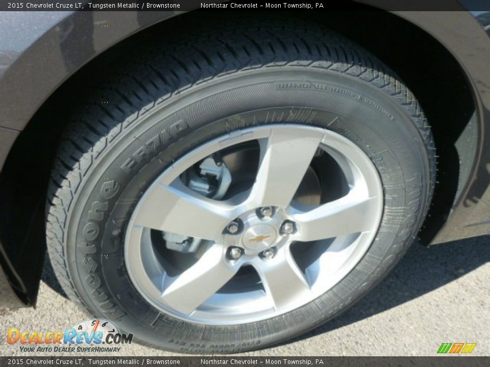 2015 Chevrolet Cruze LT Tungsten Metallic / Brownstone Photo #8