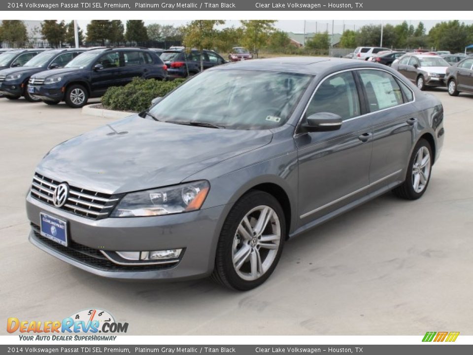 2014 Volkswagen Passat TDI SEL Premium Platinum Gray Metallic / Titan Black Photo #4