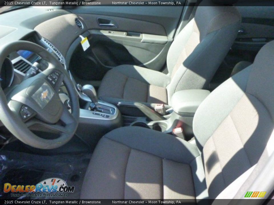 2015 Chevrolet Cruze LT Tungsten Metallic / Brownstone Photo #9