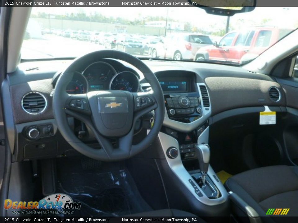 2015 Chevrolet Cruze LT Tungsten Metallic / Brownstone Photo #11