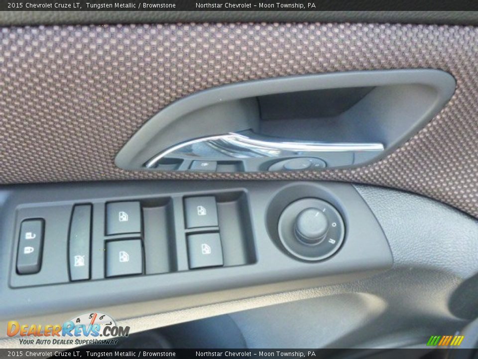 2015 Chevrolet Cruze LT Tungsten Metallic / Brownstone Photo #12