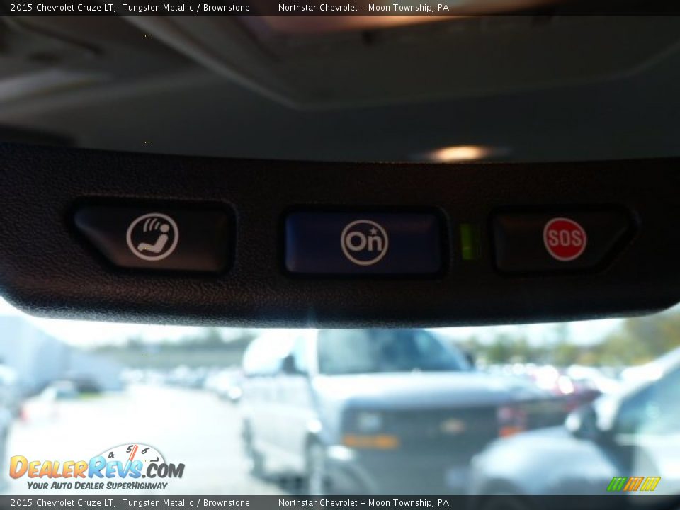 2015 Chevrolet Cruze LT Tungsten Metallic / Brownstone Photo #16