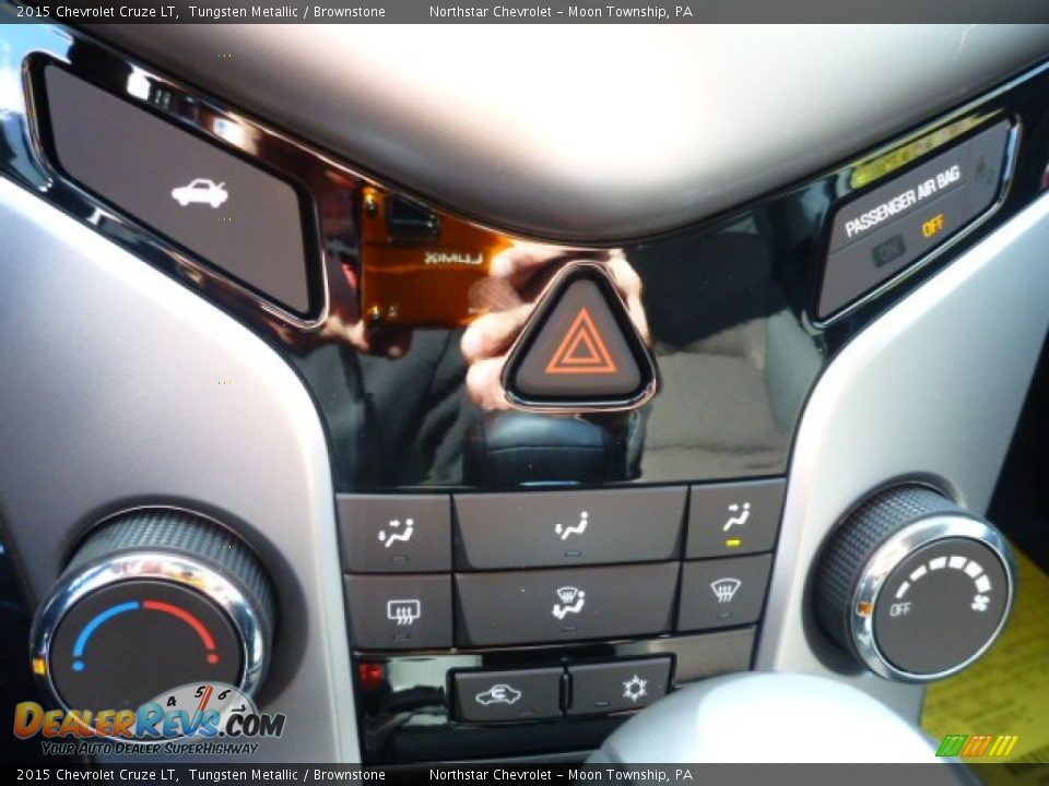 2015 Chevrolet Cruze LT Tungsten Metallic / Brownstone Photo #18