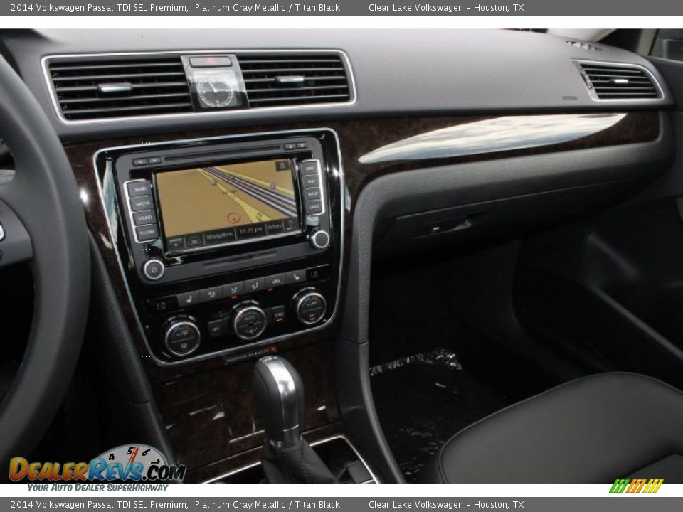 2014 Volkswagen Passat TDI SEL Premium Platinum Gray Metallic / Titan Black Photo #14