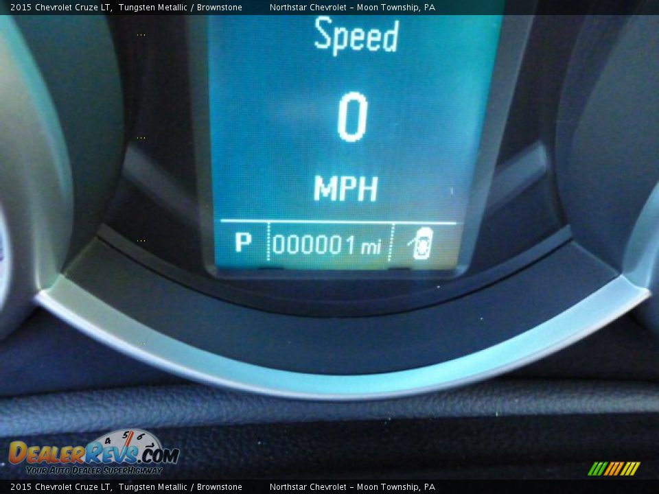 2015 Chevrolet Cruze LT Tungsten Metallic / Brownstone Photo #19