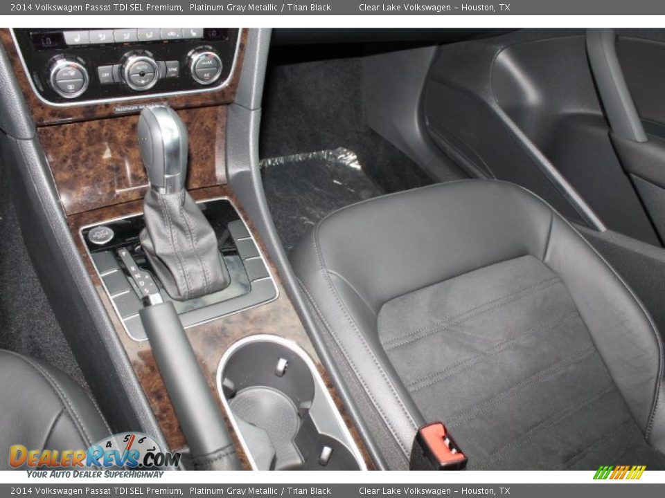 2014 Volkswagen Passat TDI SEL Premium Platinum Gray Metallic / Titan Black Photo #15